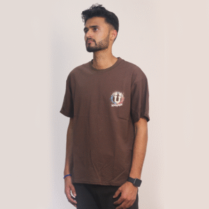 Men's  Brown Casual T-shirt G13