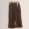 Kid's Brown Corduroy Wide-leg Pant K17