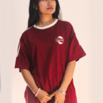Oversized Graphic T-shirt For Women L21