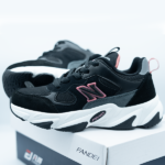 FANDEI Urban Sneakers- Black with Pink Accents LS2