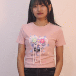 Flower Print T-shirt L3
