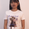 Perfect Girl Printed T-shirt for Girls L6