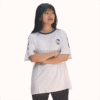 Oversized Sporty Graphic T-shirt -Grey L25