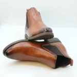 Classic Brown Chelsea-Style Boots GS48