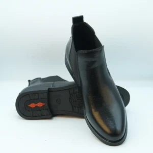 Black Leather Boots For Men’s GS59
