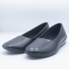 Casual Slip-on Formal Black Leather Shoes for Women LS32