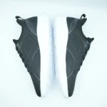 Black Fabric Sports Sneakers For Men GS71