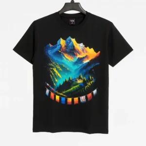 Himalayan Village Graphic T-Shirt GC24