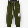 Men’s Army Green Drawstring Cargo Pants GC28
